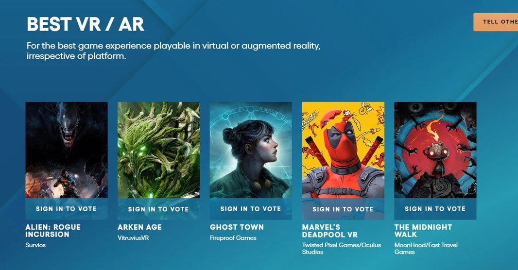 TGA 2025 VR/AR Nominees: Full Review of the Year’s Best VR Games